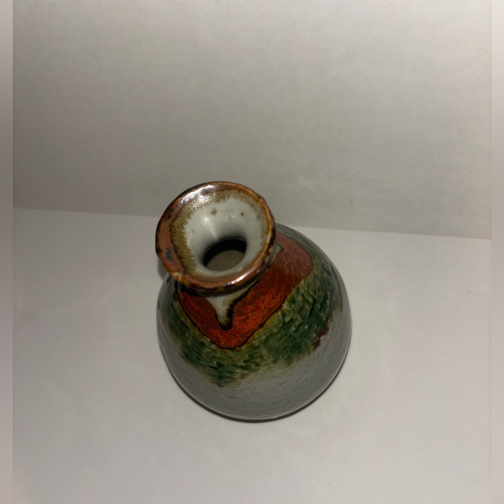 Vintage Otagiri stoneware bud vase
